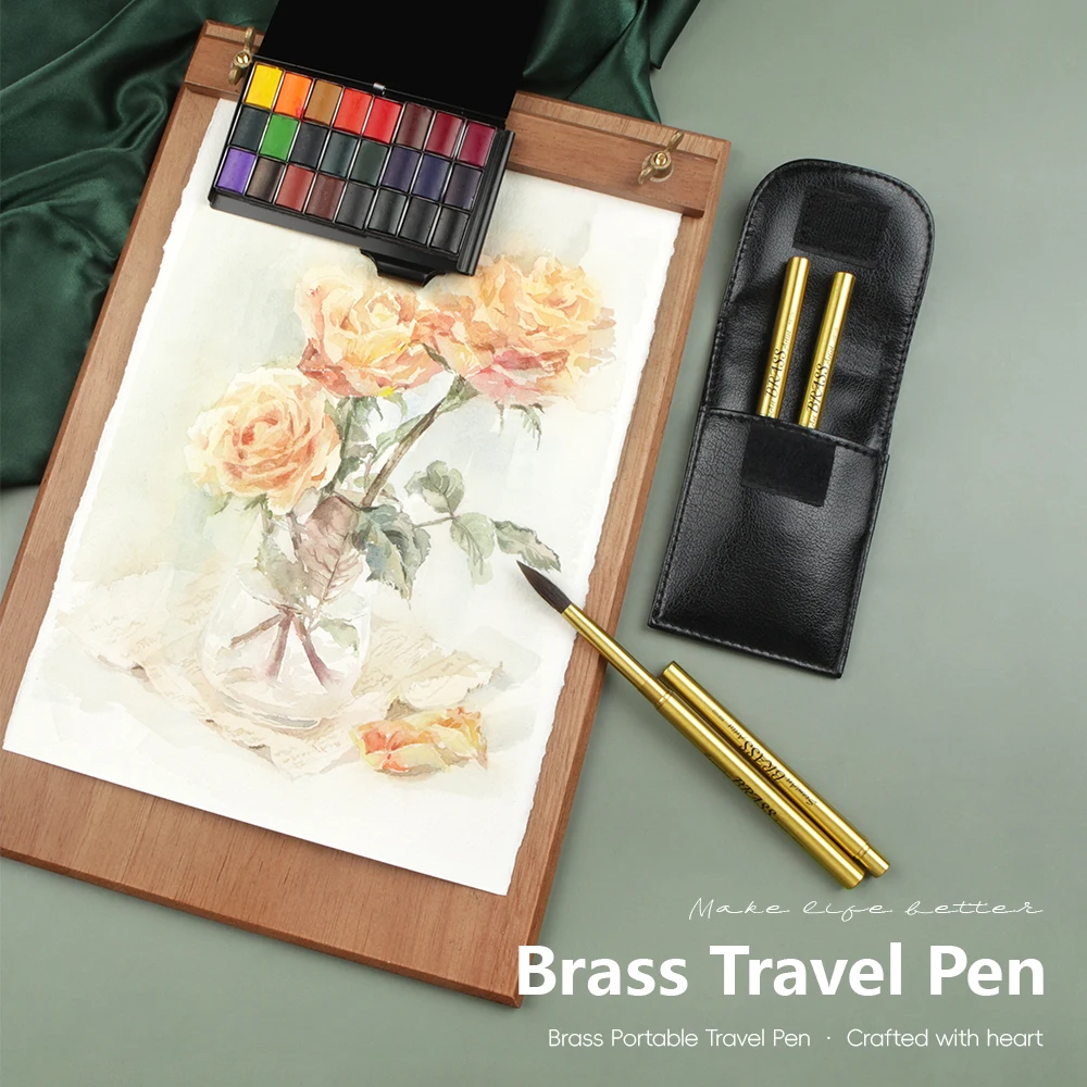 SeamiArt Ȳ�� ���� ��, �޴�� ���� ���� ª�� ��ġ�� ��äȭ ����Ʈ �귯��, ���� ���� ��Ʈ ��ǰ, 1pc