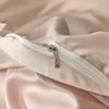 4Pcs Lyocell Bamboo Fiber Soft Silky Cool Feeling Floral Plant Prints Bedding Set Duvet Cover Bed Sheet/Fitted Sheet Pillowcases 4
