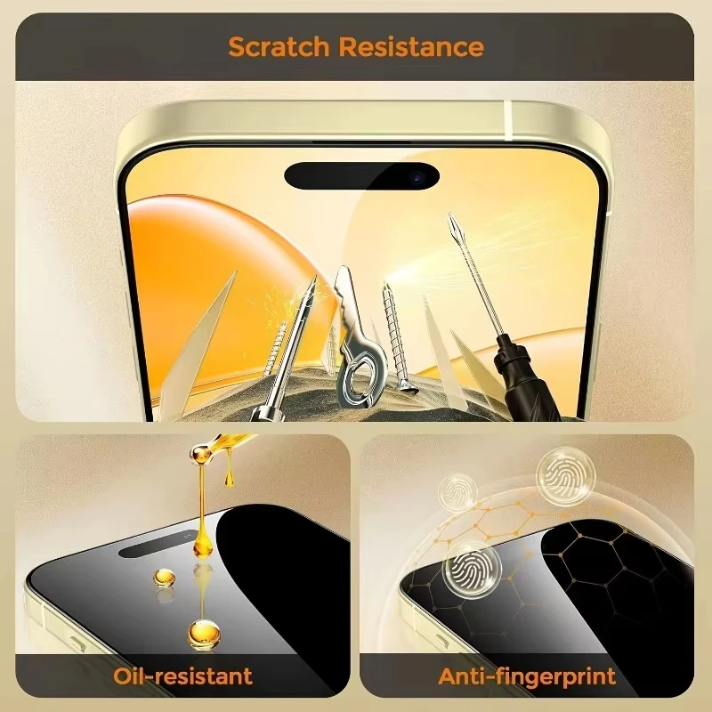 1-4 Stück Anti-Spionage Staubfreier Displayschutz für Xiaomi 15T Pro 14 15T Einfache Installation für Xiaomi 14T Pro 14T 13T Panzerglas – Detail 4