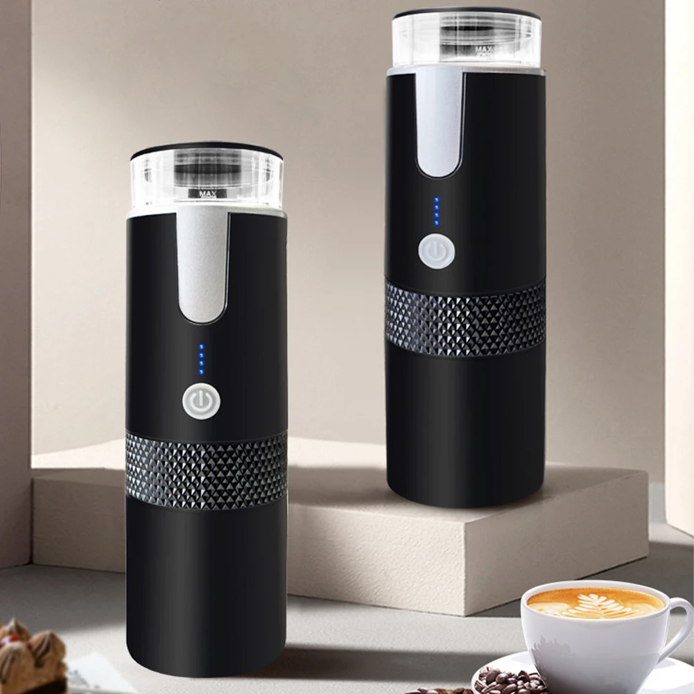 170ML Espresso Maker Car Coffee Machine Compatible with Capsule & Ground Coffee Automatic Coffee Machine for Home Kitchen Office 4