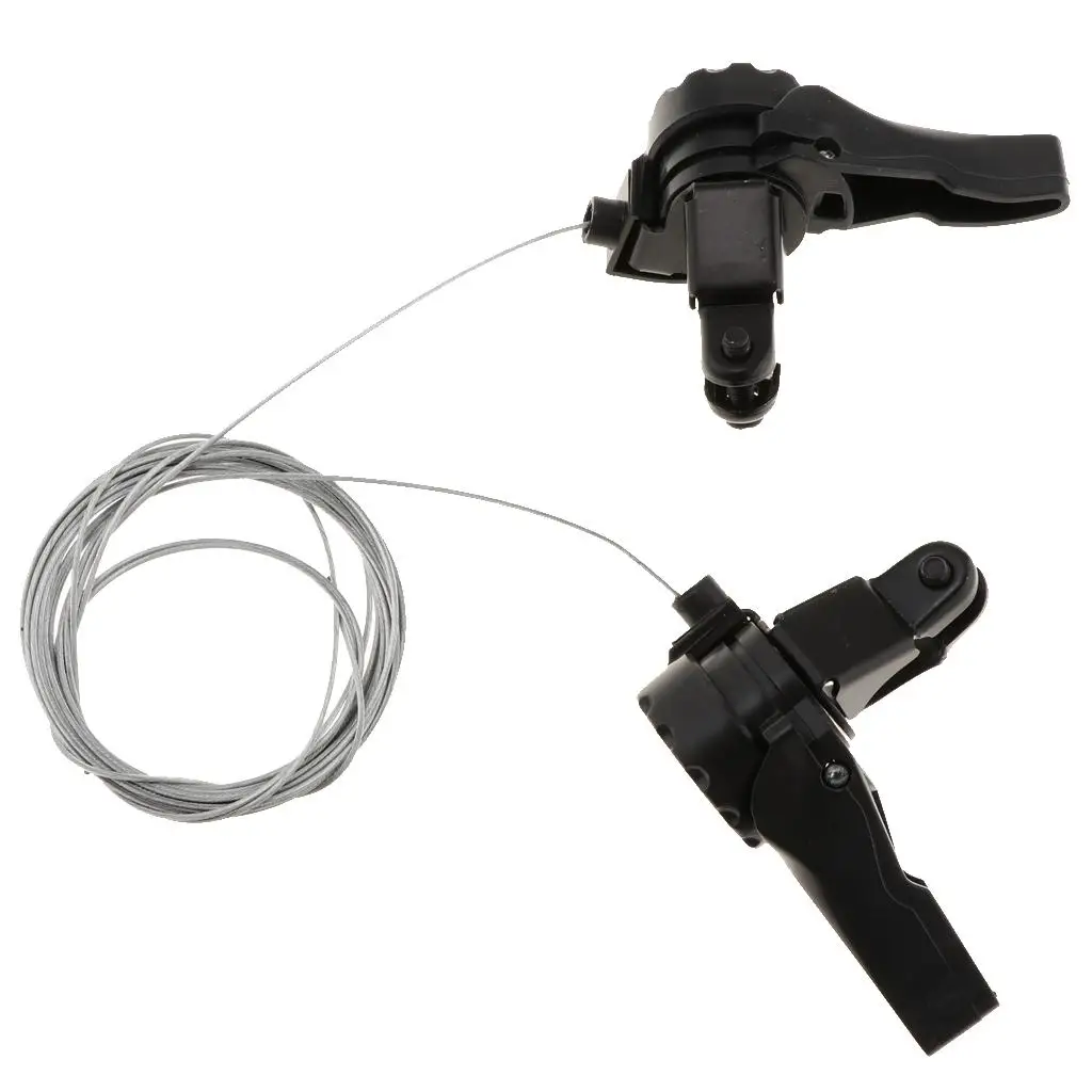 Bicycle Shift Lever-2 Sets Bike Thumb Shifters 3x5/6/7 Speeds Cycling Bike Thumb Gear Shifter Friction Shifter Part for Mountain Road