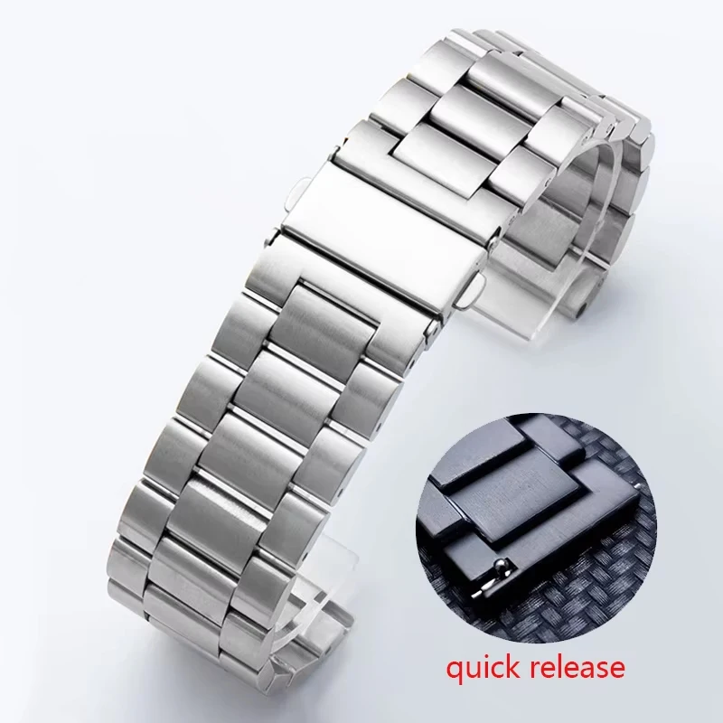 Premium Titanium Alloy Watchband with Stainless Steel Buckle