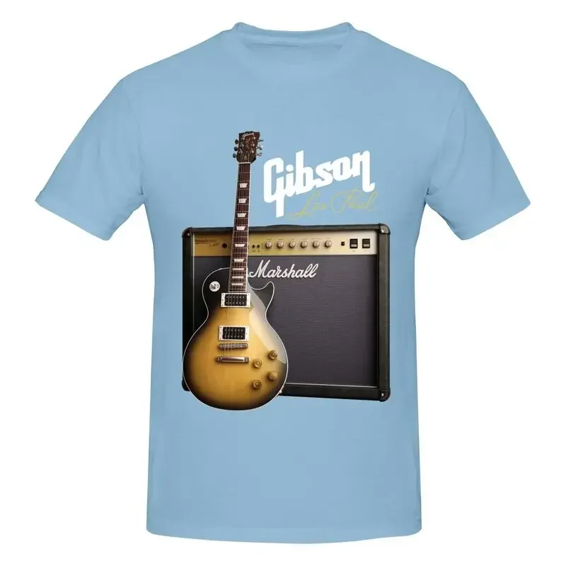 Gibson Les Paul Guitar Shirt T-shirt Tee Rare Funny Hip Hop