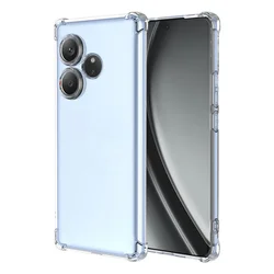Durable Anti - Drop Silicone Armor Phone Case with Four - Corner Protection for Realme GT 2 Pro (Clear)