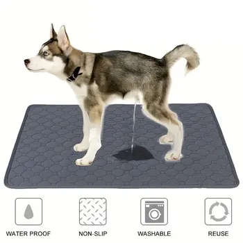 S5cd05304499f4ec398f5d6b48da3178f2.jpg Dog Pee Pad Reusable Washable Dog Urine Mat Car Seat Floor Sofa Waterproof Absorbent Puppy Cat Training Diaper Mat Pet Supplies