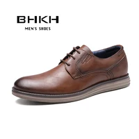 BHKH 2022 Autumn/Winter Leather Men Casual Shoes Smart Business Work Office Lace-up Dress Shoes Men Shoes 1