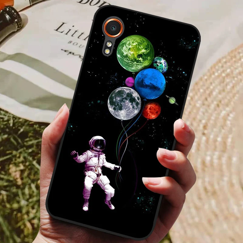 Fashion Painted TPU Silicone Phone Back Cover for Samsung XCover Series