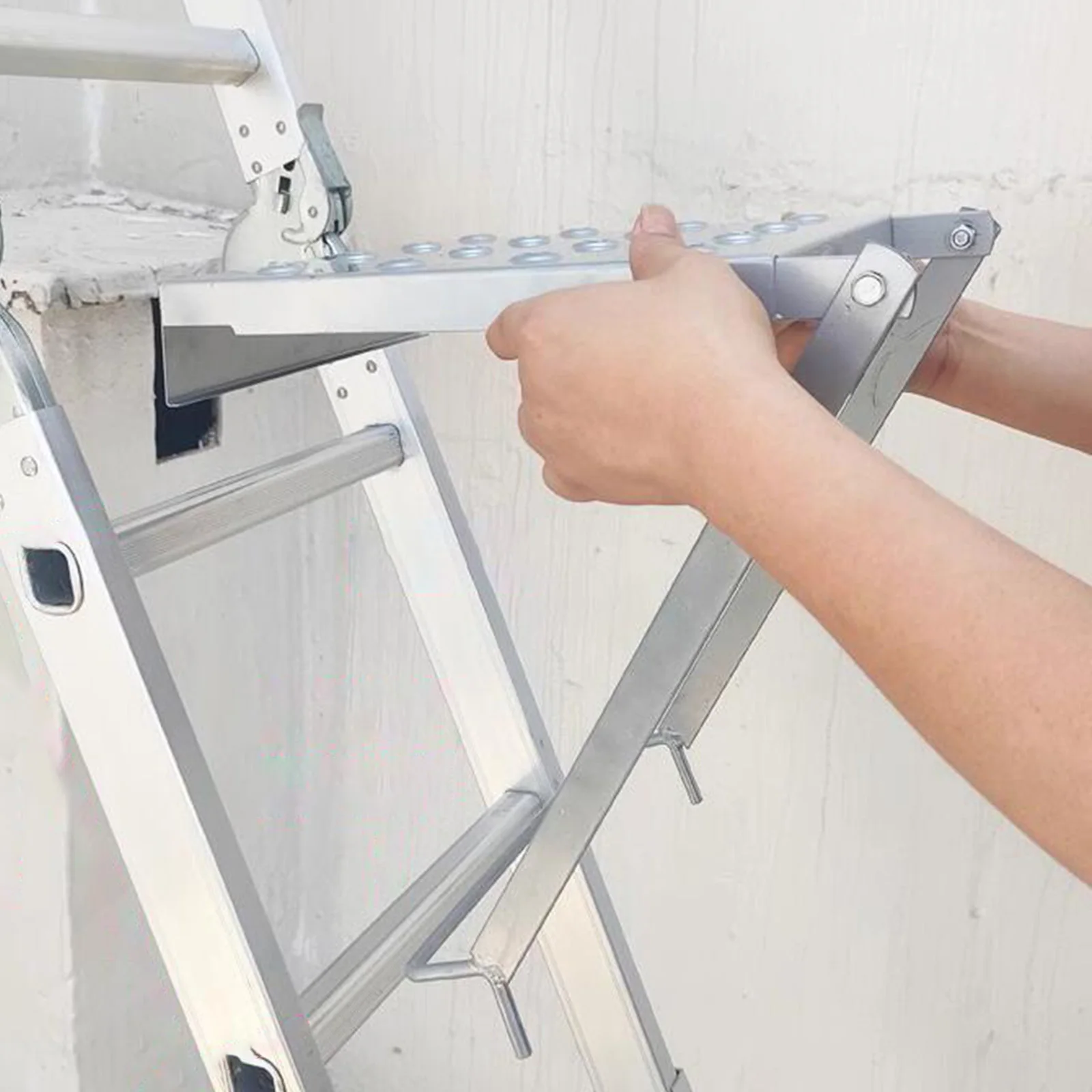 Ladder Work Platform Strong Bearing Capacity Stable Specialized Triangle Platform Storage for Home Outdoor Kitchen work ladder platform