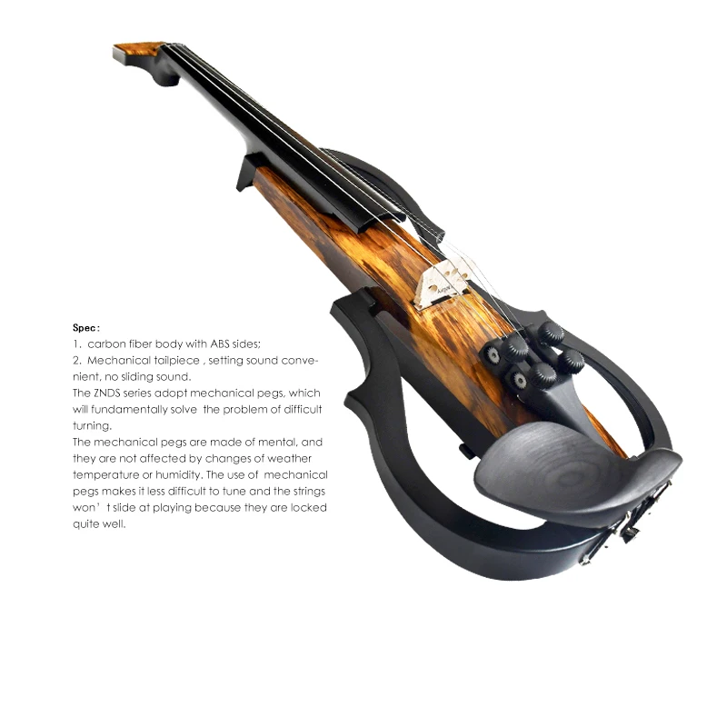 Kinglos factory direct electric acoustic violins ZNDS2303 series string instruments