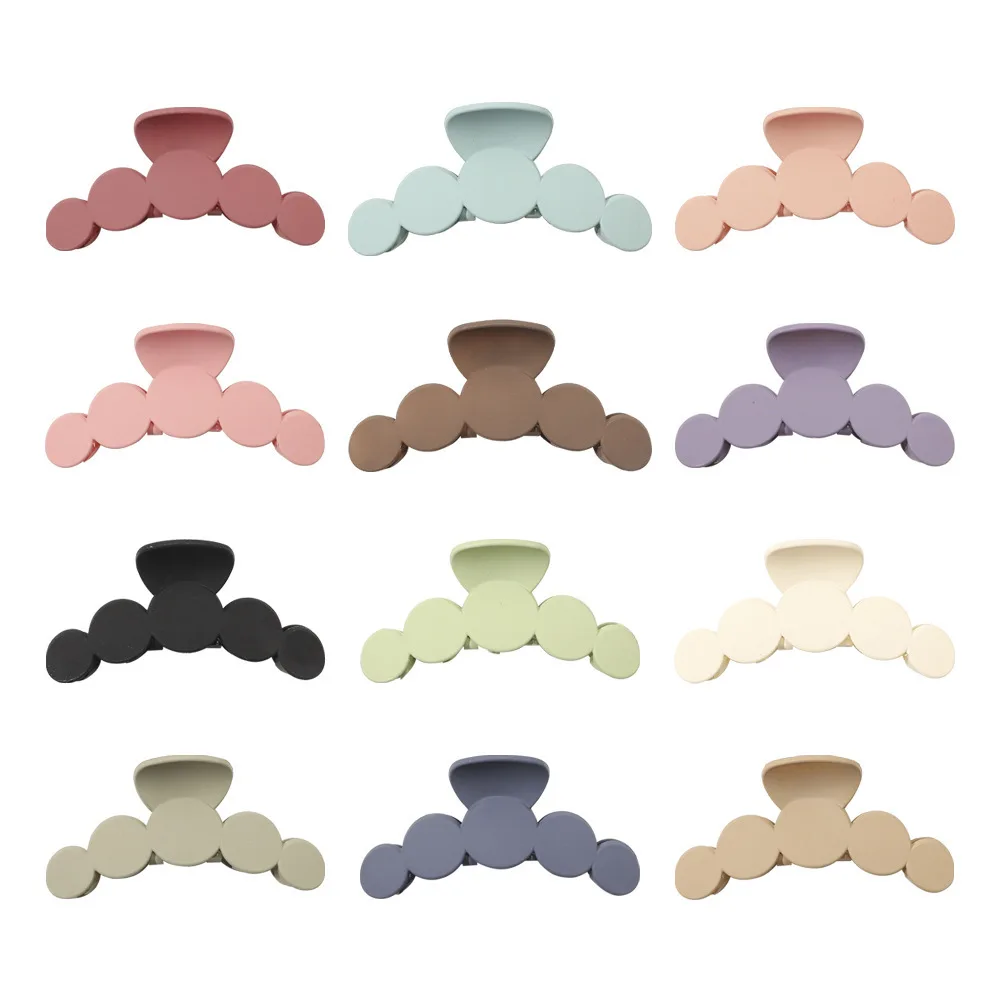 

New Fashion Fine All-match Frosted Large Color Geometry Hairpin Hair Clip Barrettes for Women Girl Hair Accessorie Headwear