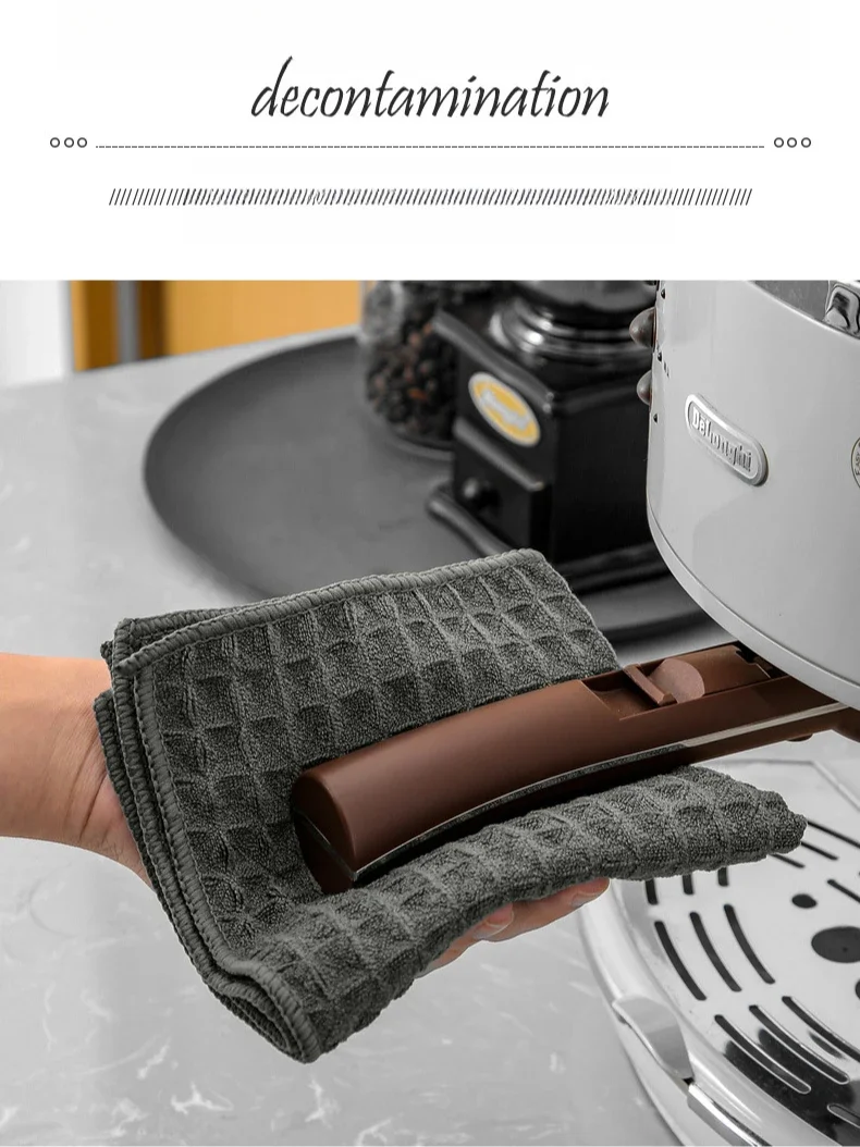 Description Picture 5 of item1/3Pcs Coffee Bar Cleaning Towels Super Absorbent Microfiber Cleaning Cloth Towel Home Barista Clean Tool Coffee Machine Cleaner