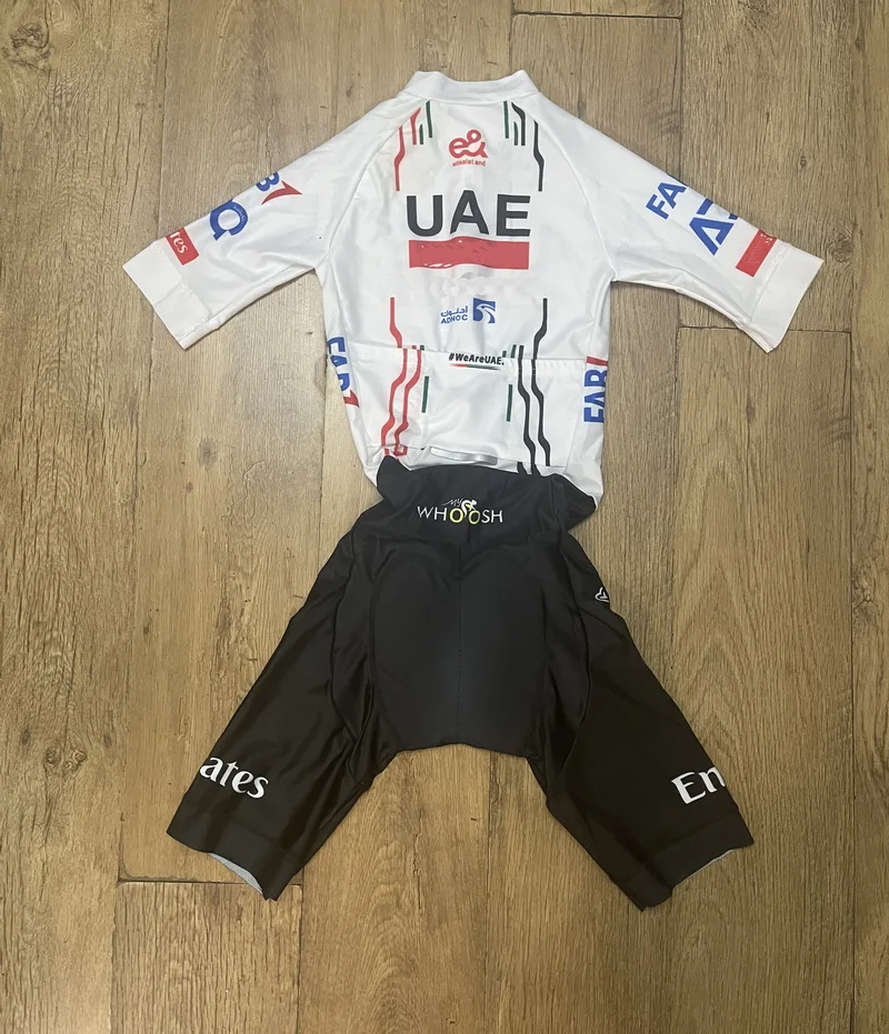 LASER CUT Skinsuit 2024 UAE TEAM Bodysuit SHORT Cycling Jersey