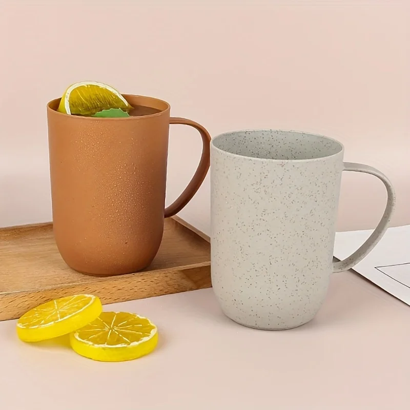 Fall-proof  Student Cup Brushing Teeth Mouthwash Cup，Creative Personality Coffee Cup Milk Cup Simple Household Drinking Mug