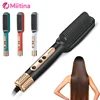 Professional Negative Ion Hair Straightener Hot Sale Mini Hair Straightener Hot Comb Customized Hairs Styling No harm to hairs 1