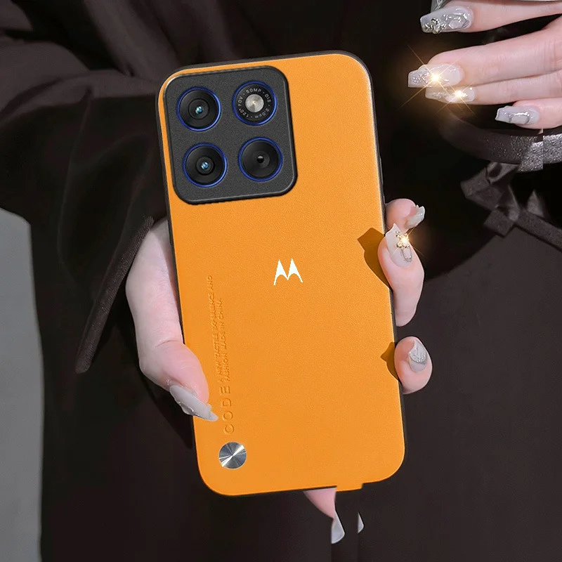 Luxury Plain Leather Shockproof Protector Cover