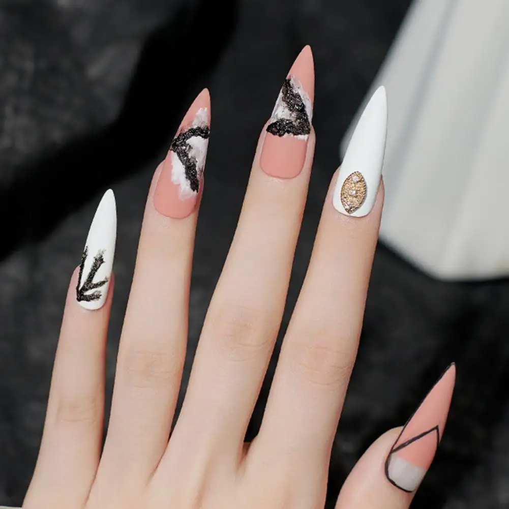 Practical Painted And Carved Portable 3D Design Manicure Gypsum Glue Multifunctional Gel Nail Polish Manicure Store Supply