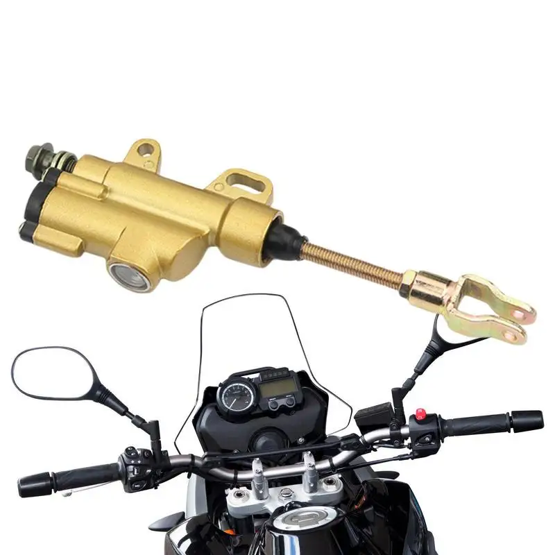 

Motorcycle Cylinder Brake Pump Cylinder Brake Pump For Motorcycle Rear Foot Universal Aluminium Main Cylinder Conjoined Pump For