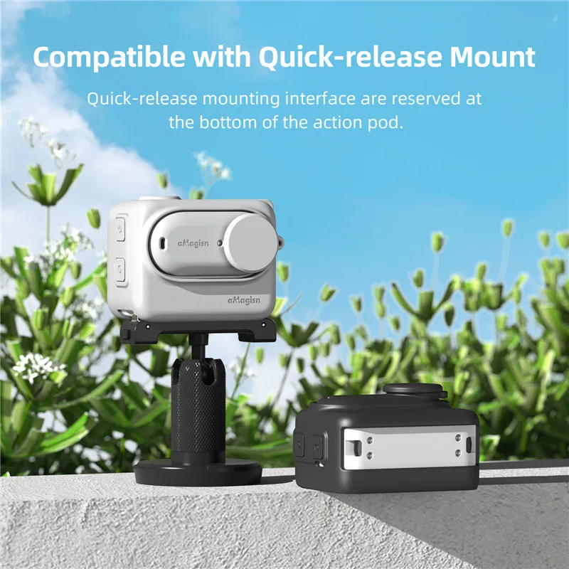 Silicone Protective Case with Lens Protection Film for Insta 360 GO 3S - Non-Slip All-Round Shield