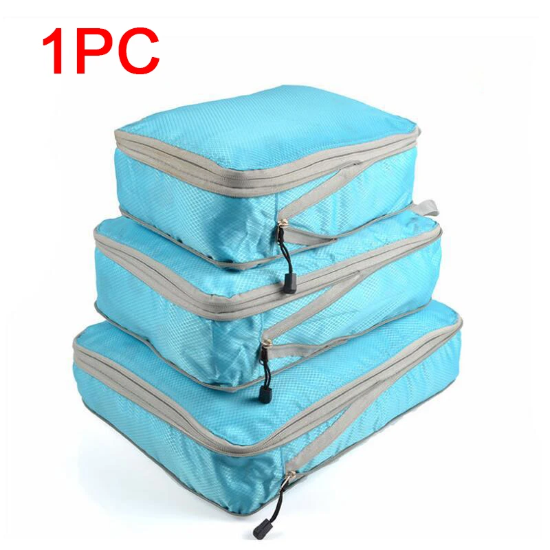 Compact Waterproof Travel Storage Bag - Foldable Nylon Packing Cube