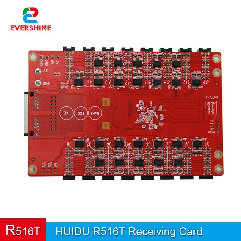 맞춤형 LED 풀컬러 모듈 수신 카드 R516T R716은 동기식 및 비동기식 2-in-1 비디오 프로세서 LED 디스플레이를 지원합니다.