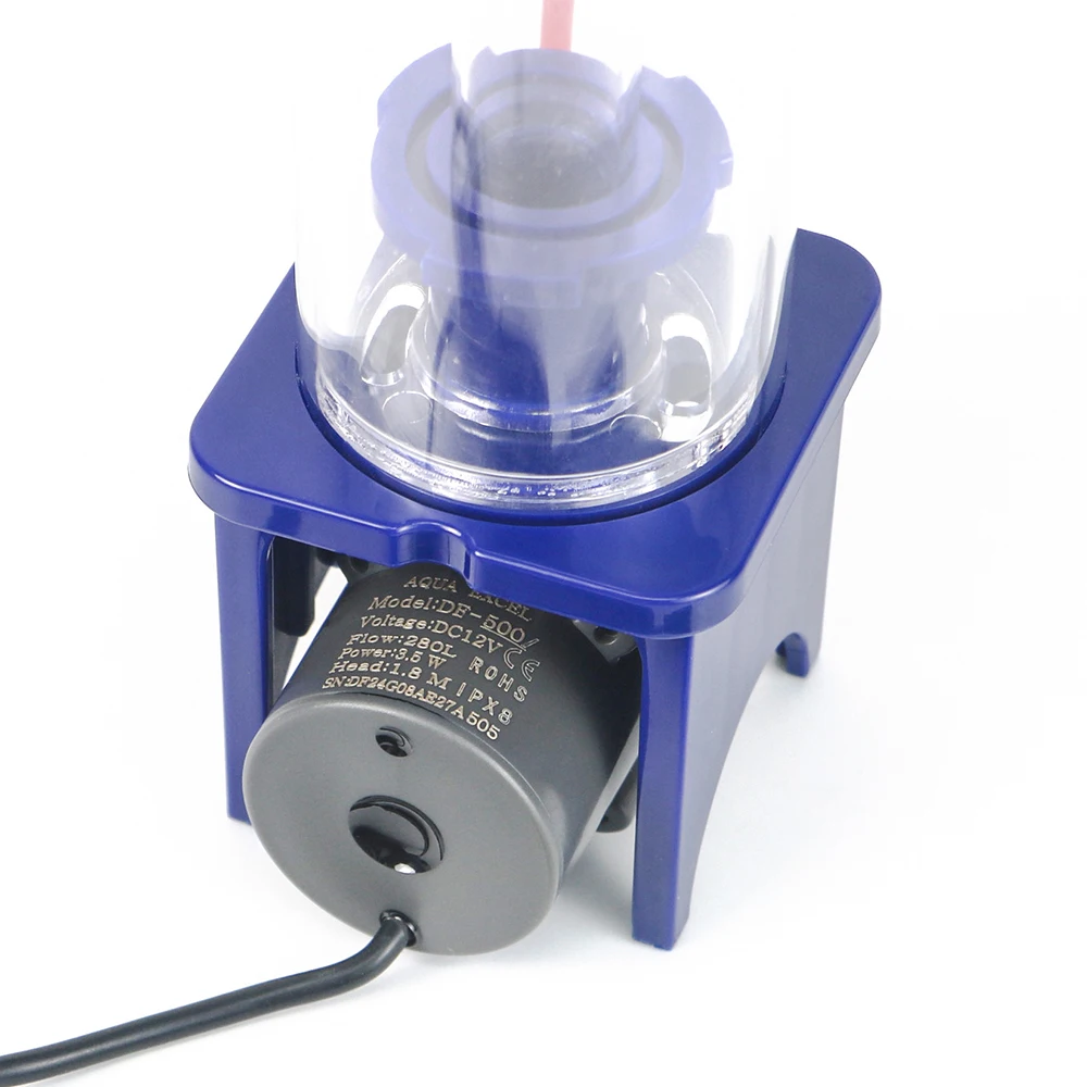 Aqua Excel AE-NANO40/50/70D DC 12V Mini Nano Coral Reef Saltwater Aquarium Fish Tank HOB Hang-On Back Filtration Protein Skimmer 5