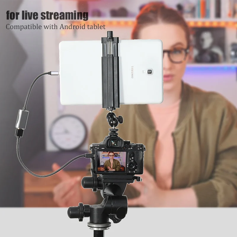BFOLLOW Android Phone Tablet as Camera Monitor Camcorder HDMI Adapter for Vlog Youtuber
