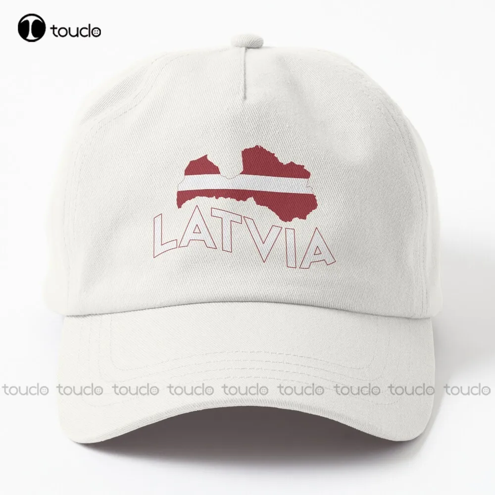 

Playful Latvian Flag And Map Dad Hat Dad Hats For Men Street Skateboard Harajuku Cartoon Denim Color Outdoor Cotton Caps Funny