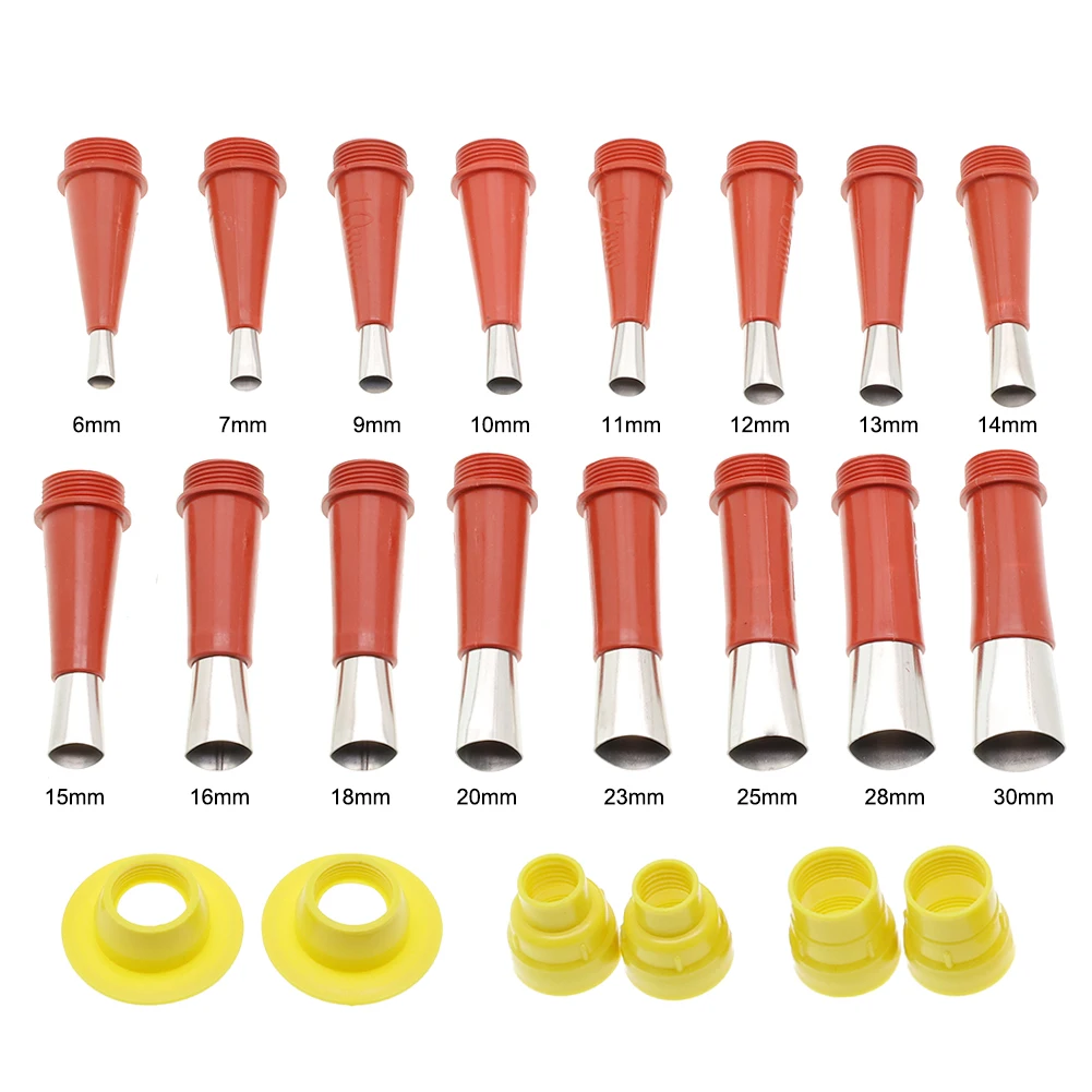 

Caulking Nozzle Stainless Steel Caulk Nozzle Applicators With Bases Caulking Finisher Sealant FinishingTool For Kitchen Bathroom