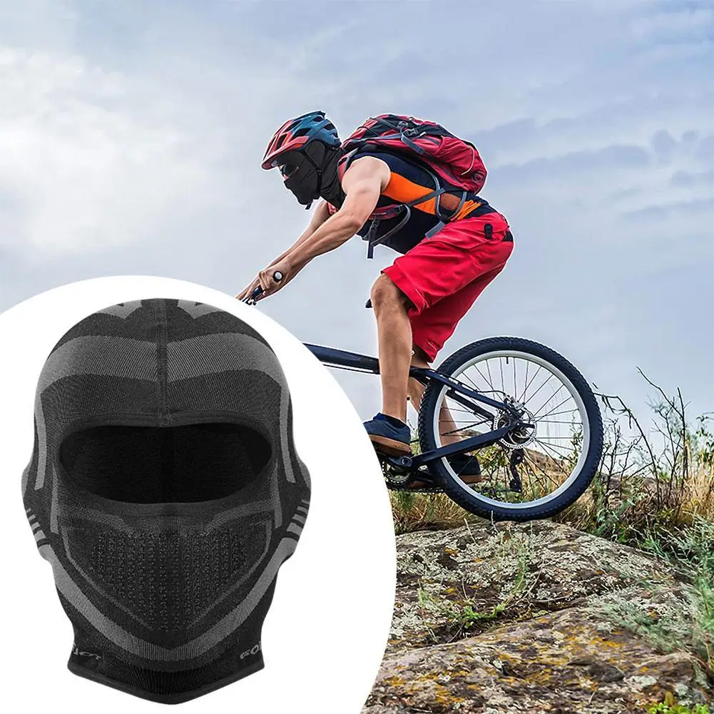 

Winter Motorcycle Mask Keep Warm Thermal Knitting Balaclava Riding Face Biker Mask Windproof Racing Ski Mask Motorbike Men P7E8