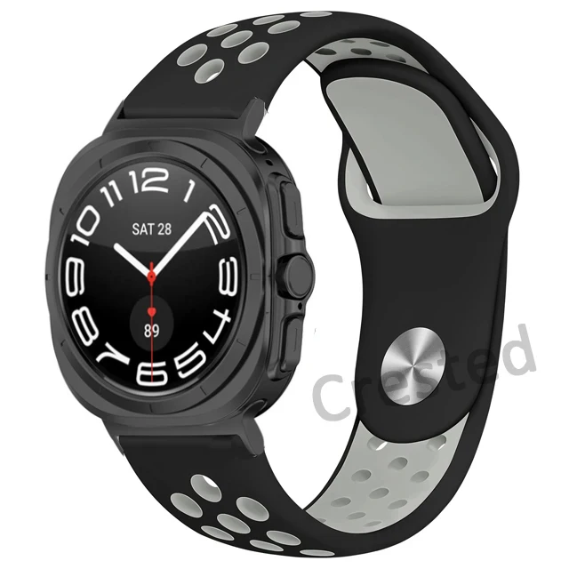 Breathable Silicone Sport Band for Smartwatch - 47mm Strap