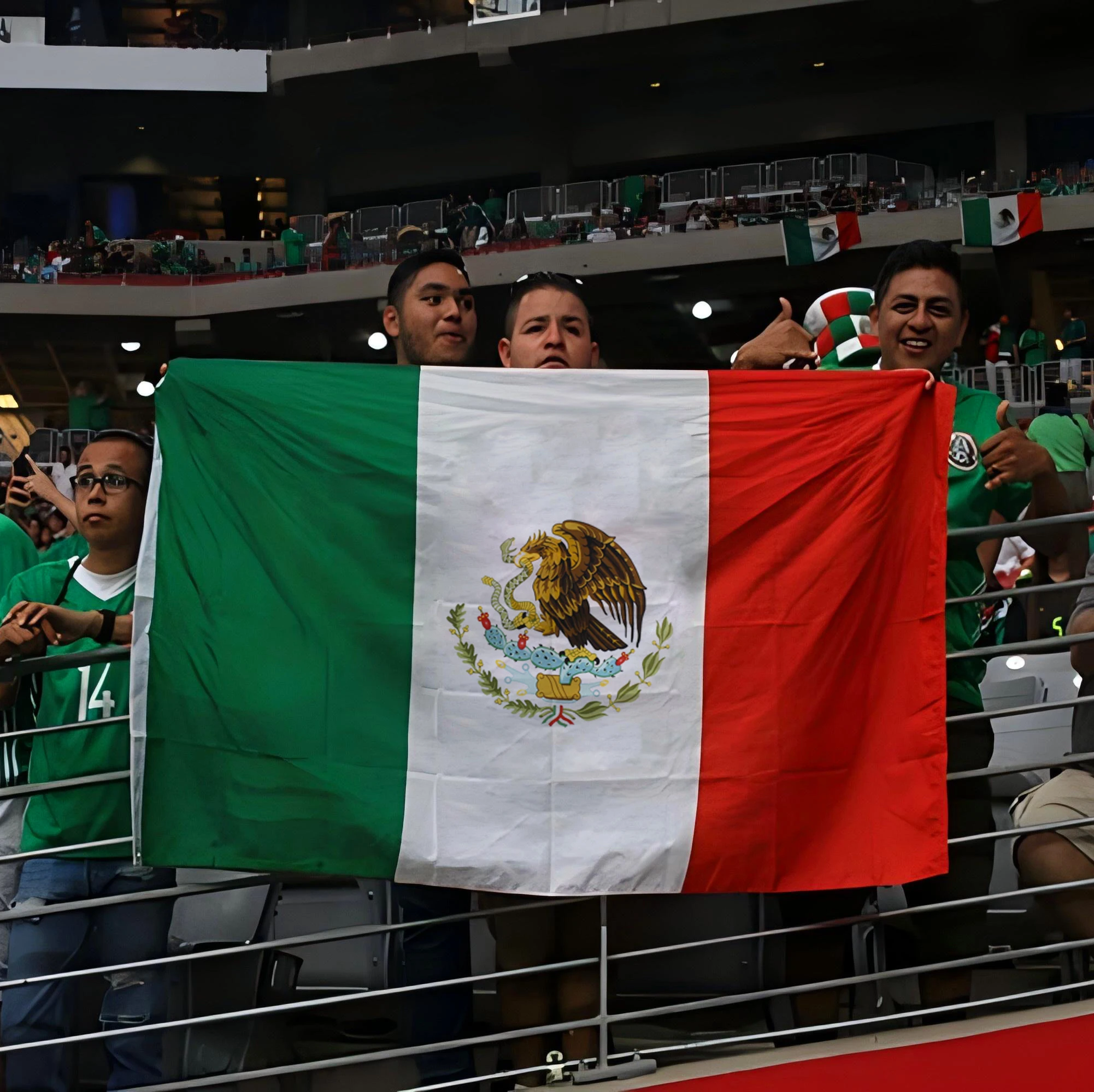 XIANGYING Mexico National flag 90X150cm polyester Hanging Printed Mex Mx Mexican National Flags Mexicanos Banner For Decoration