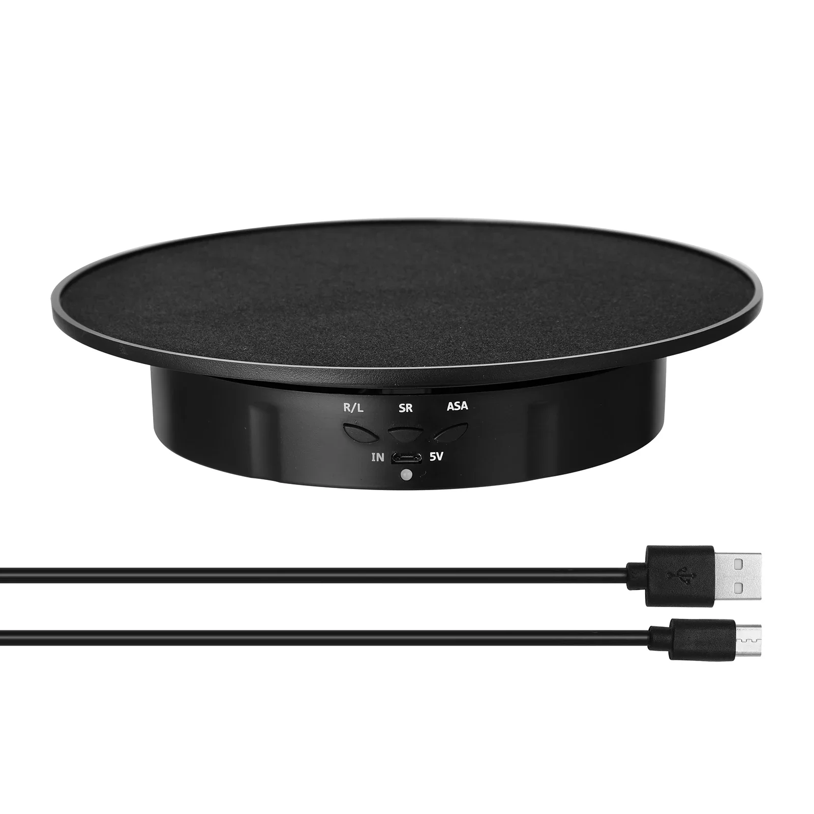 3 Speeds Electric Rotating Display Stand Mirror 360 Degree Turntable Jewelry Holder jewelry display stand rotating display stand rotating turntable plate Battery for Photography Video Shooting Props