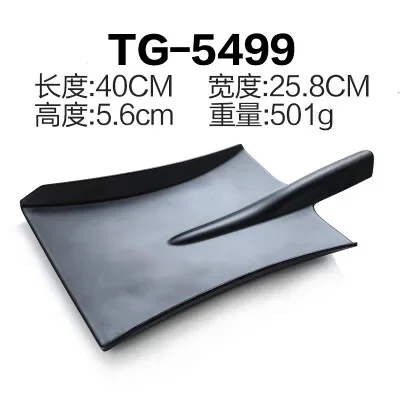 Tableware Plate Design European Style Frosted Imitation Porcelain shovels Tableware Plate Dish Platter Bowl Cutter Dinnerware