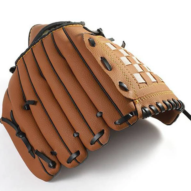 Outdoor Sports 2 Colors Baseball Glove Softball Practice Equipment Right Hand for Adult Man Woman Train 12.5 Inch baseball gloves