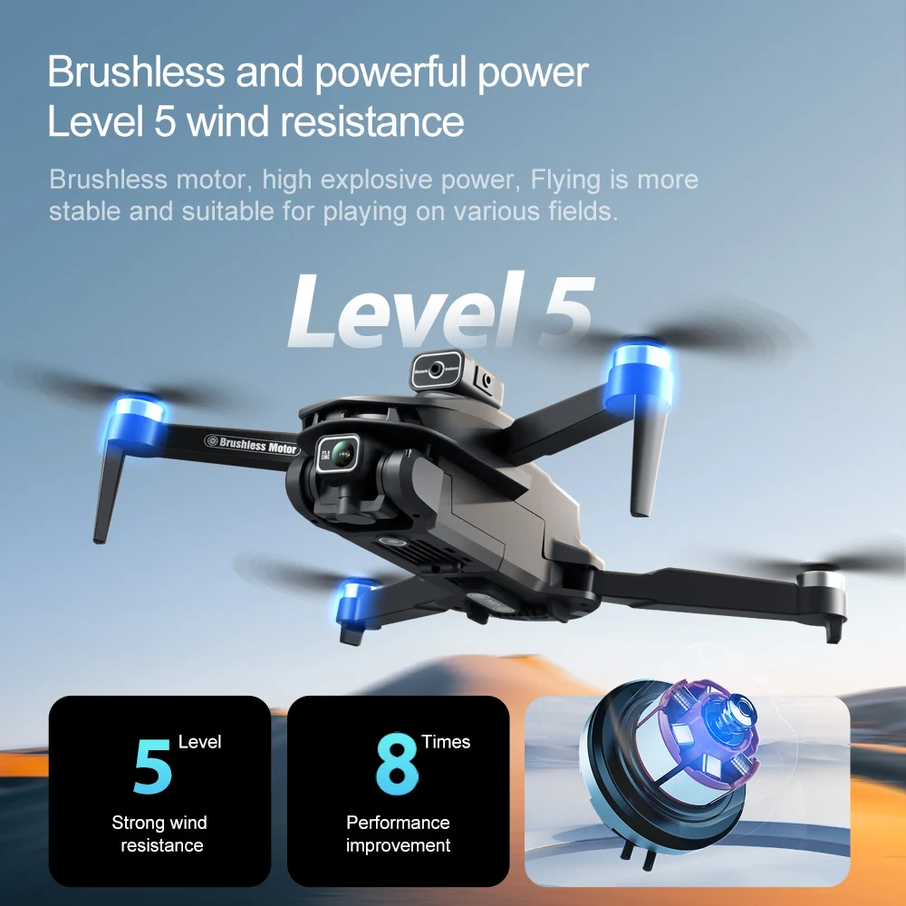Drone GPS V168 MAX avec écran 3km 28min 1080P
