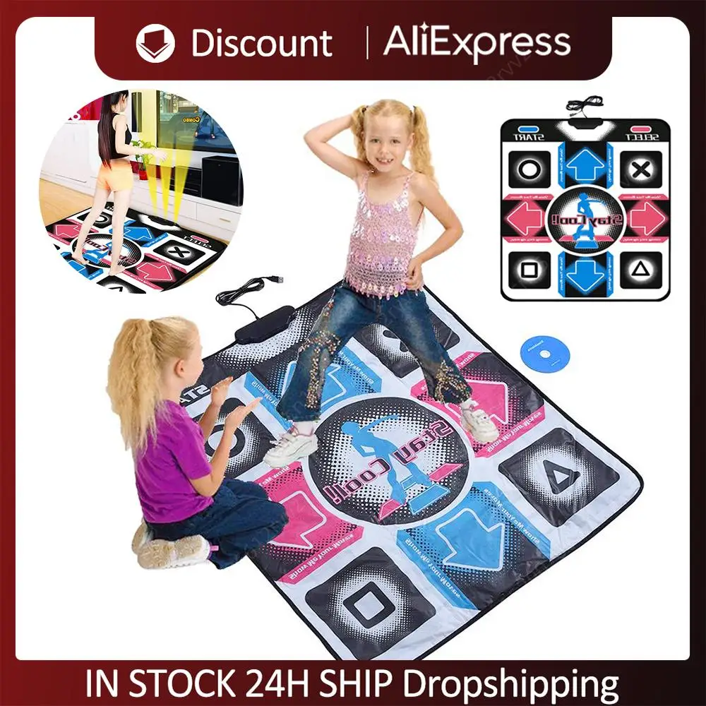 USBWiredArcadeGameNonSlipDanceMatsDancingPadFitness