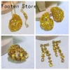 High Quality 2025 Party Fine Jewelry Sets Charm Gold Crystal Fashion Luxury Necklaces Bracelet Earrings Romantic Gift for Ladies