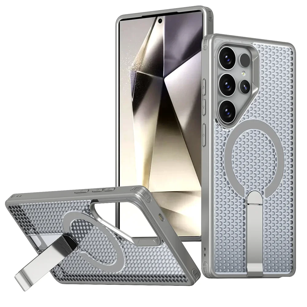 Breathable Magnetic Heat Dissipation Phone Case with Mesh Protective Design