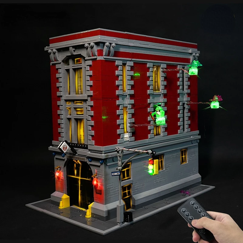 Set Di Luci A Led Per Lego Building City Street 75827 Ghostbusters Focolare Compatibile Con 16001 Blocchi Di Illuminazione