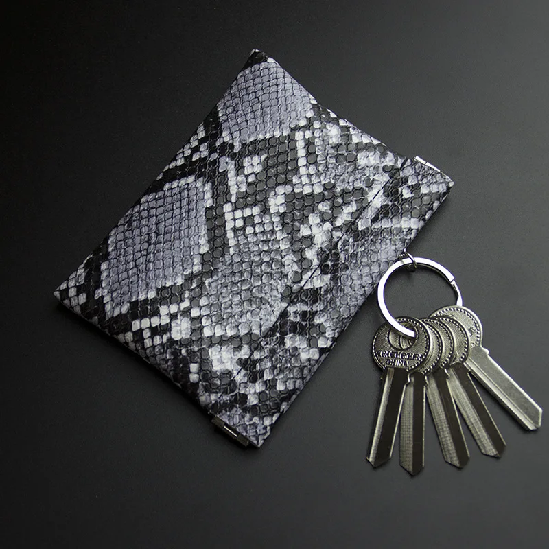 High Capacity Key Wallet Women Men Coin Housekeeper Keychain Purse Organizer Bag Car Keys Cover Simple Key Holder Case