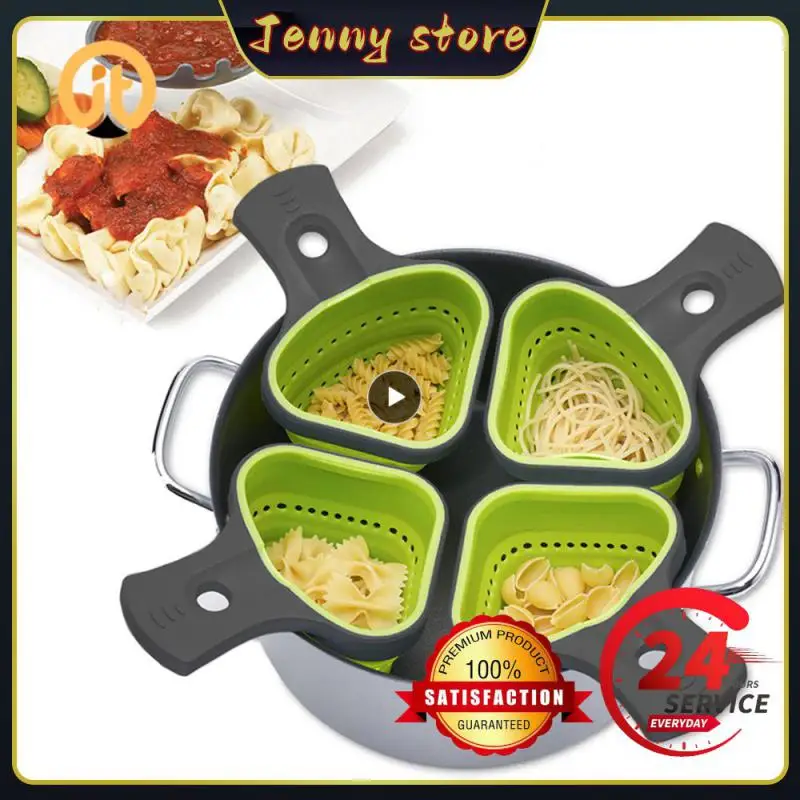 Pasta Tools Useful Convenient Easy To Clean Foldable Versatile Space-saving Kitchen Tool Versatile Cooking Helper Food Strainer