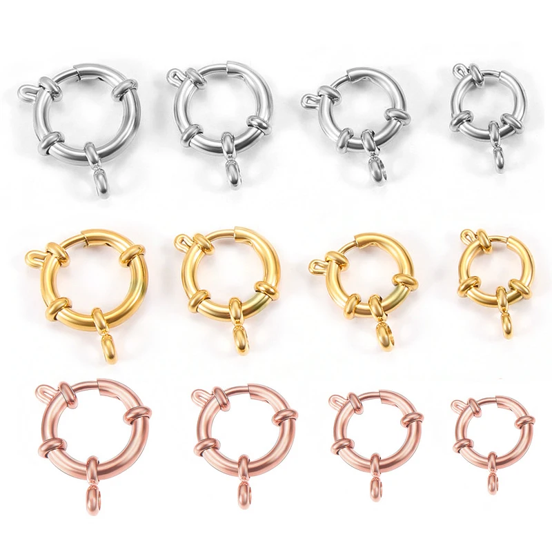 TONYSA Écrous De Connecteur Ronds En Acier Inoxydable 304, Filetage