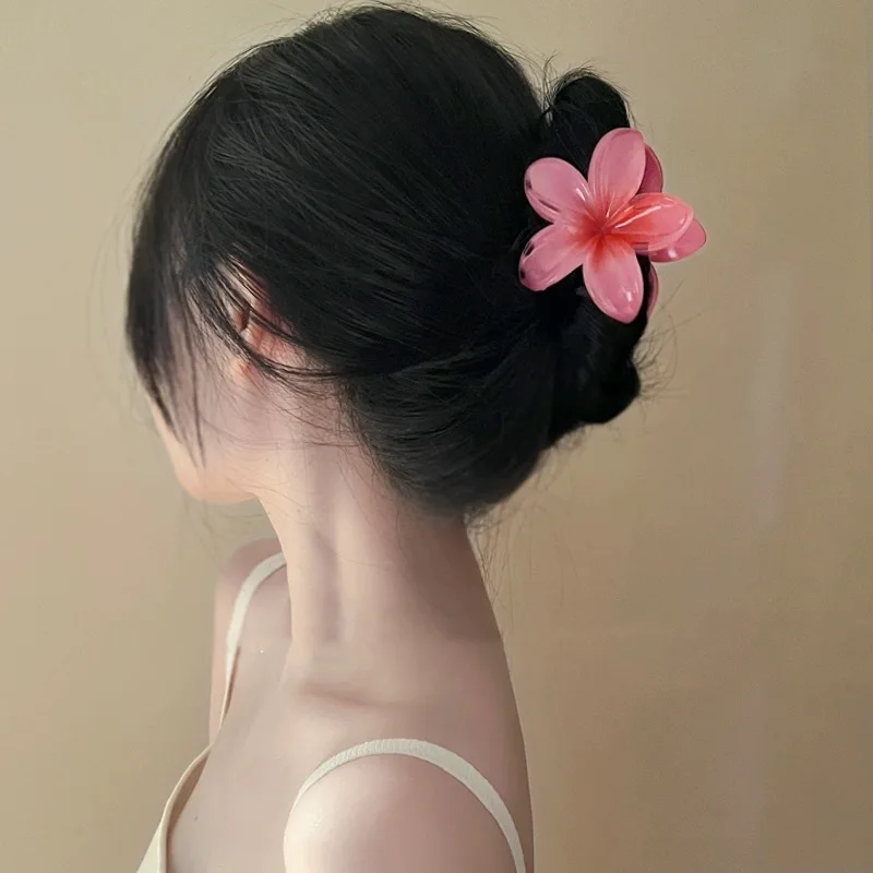 Hair Comb Hair Accessory Hair Clip Hair Headdress Bridal Headwear Pearl Hairpins Hair Band Crown Hair Clip Red Flower Hairpin Handmade Girls Gradient Frangipani Ponytail Holder Barrette Simple Bride Tiaras Headdress