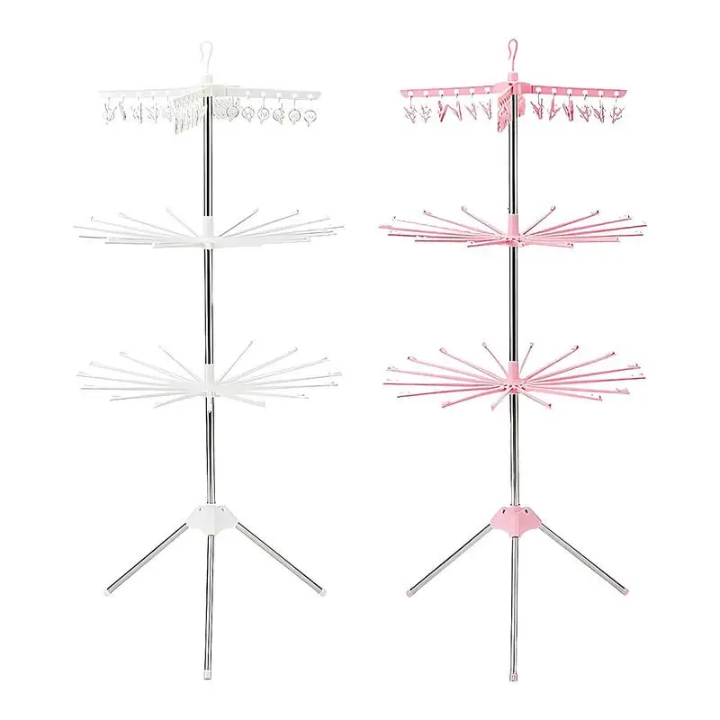 

Umbrella Folding Clothes Dry Hanger Clothes Drying Rack Portable Indoor Outdoor Laundry Rack For Towels Home Travel Accessories