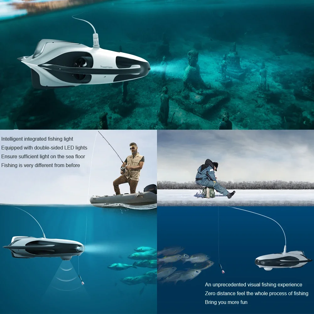 【新品未開封】PowerVision PowerRay Wizard Amazon.com : PowerVision Powerray Wizard Underwater Drone