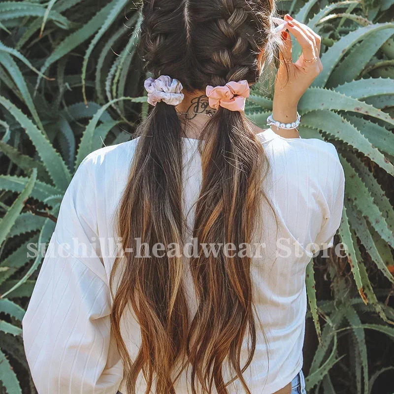 5/10 Pcs/set Blume Drucken Haarband für Frauen Mädchen Nette Elastische Haar Krawatten Bands Stirnband Gummibänder Haar zubehör