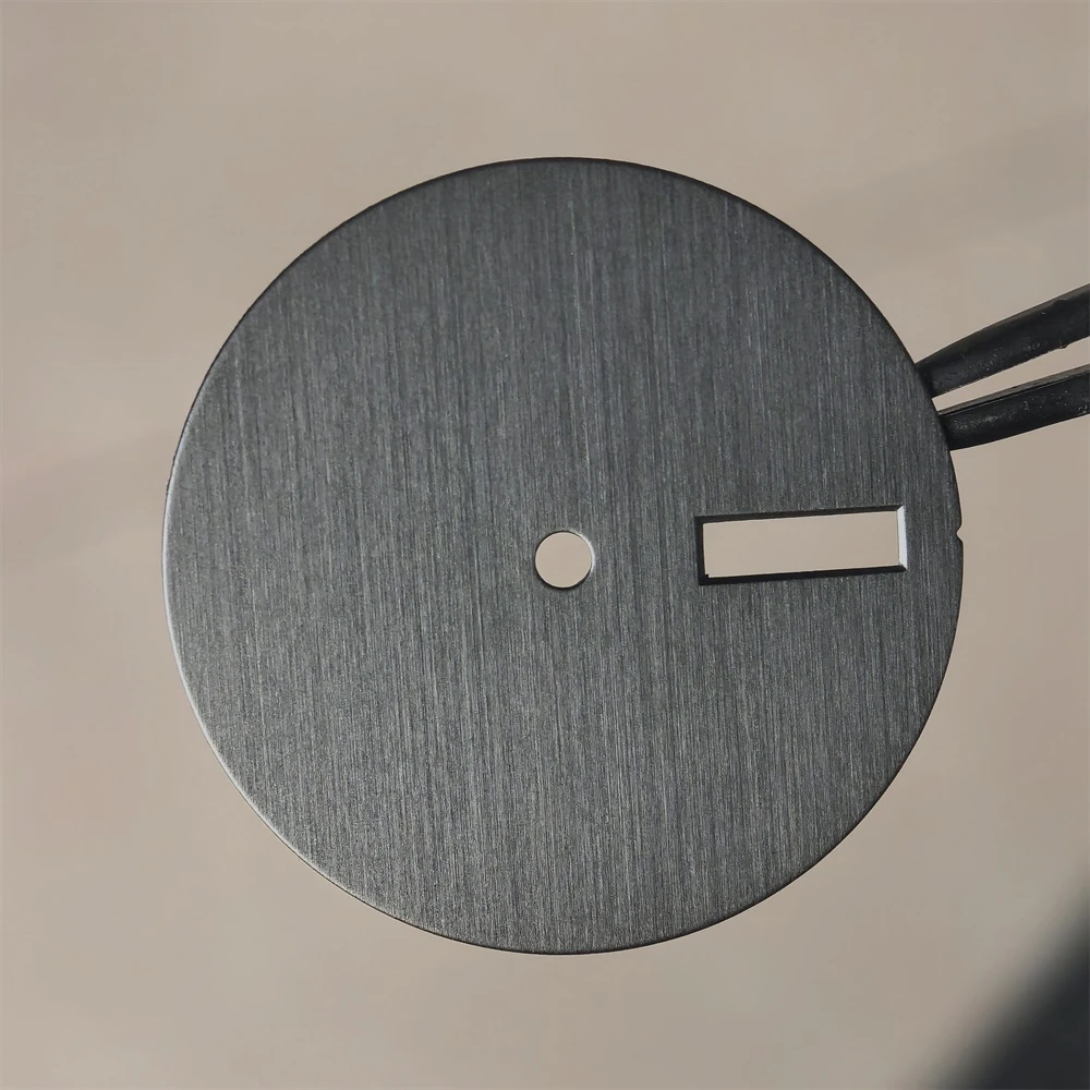 Vertical Texture Watch Dial Blank with Calendar Options