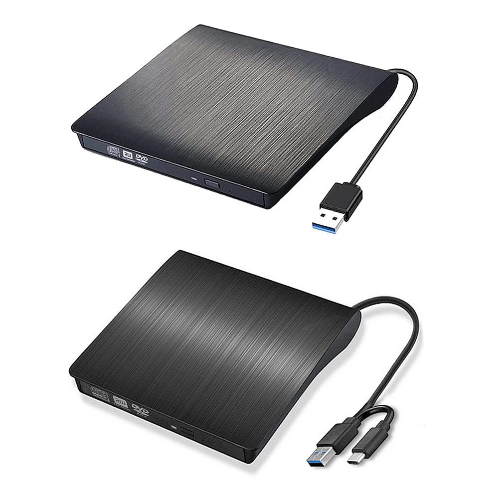 Versatile USB Type C Slim DVD External Drive Case