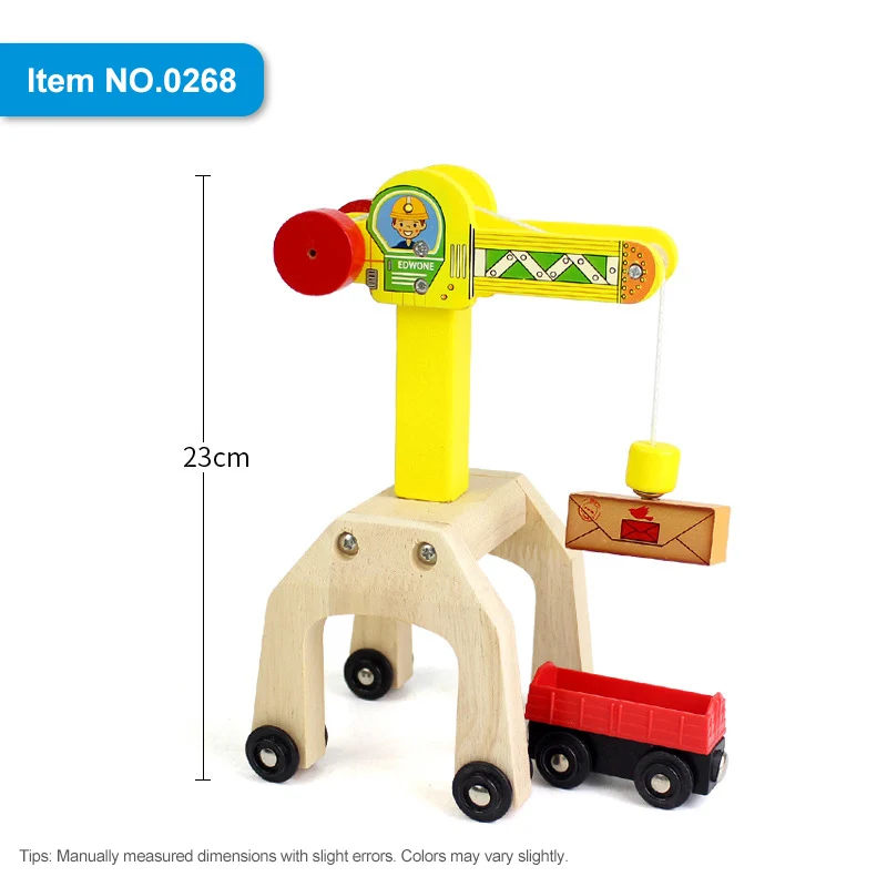 thumbnail image 1 of Puente de madera, túnel, paso elevado de ferrocarril urbano, tráfico, coche, juguete, escena, tren combinado, vía férrea, accesorios de madera, plato giratorio de haya, bricolaje, 1 of 5