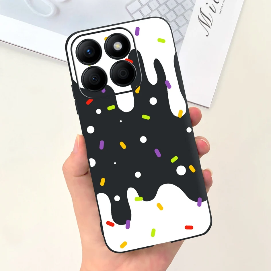 Lovely Heart and Floral Painted Soft Bumper Case